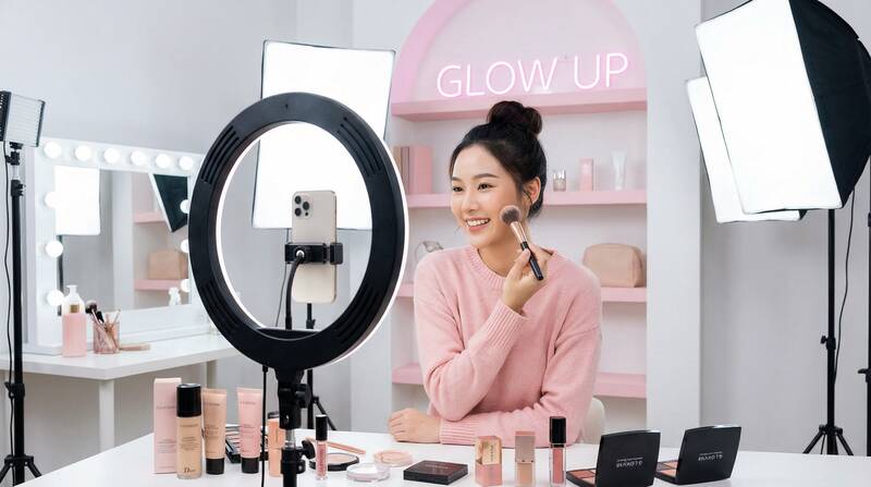 国产自拍美妆视频教程